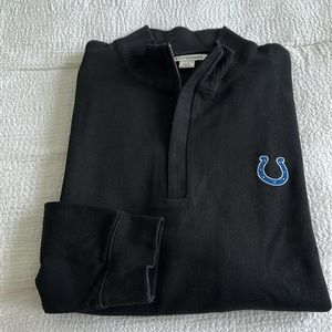 Colts men’s quarter zip sweater. Size L, smoke-free home. Great for Colts fans!